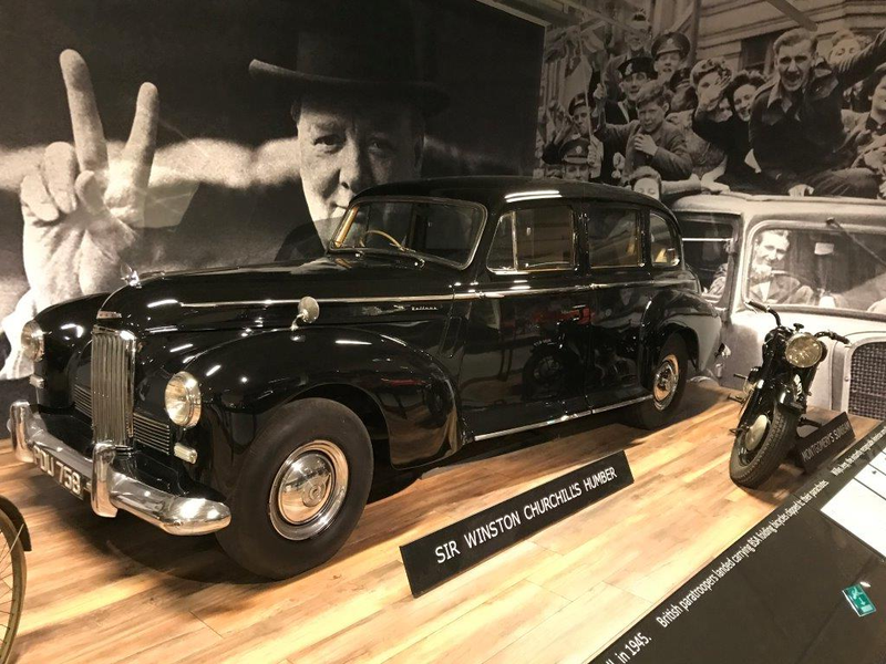 1954 Humber Pullman, first owned, in case you couldn’t guess, by Winston Churchill. Churchill preferred Humbers as they were more discreet than Daimlers or Rolls Royces. Customised with an oversized ashtray...